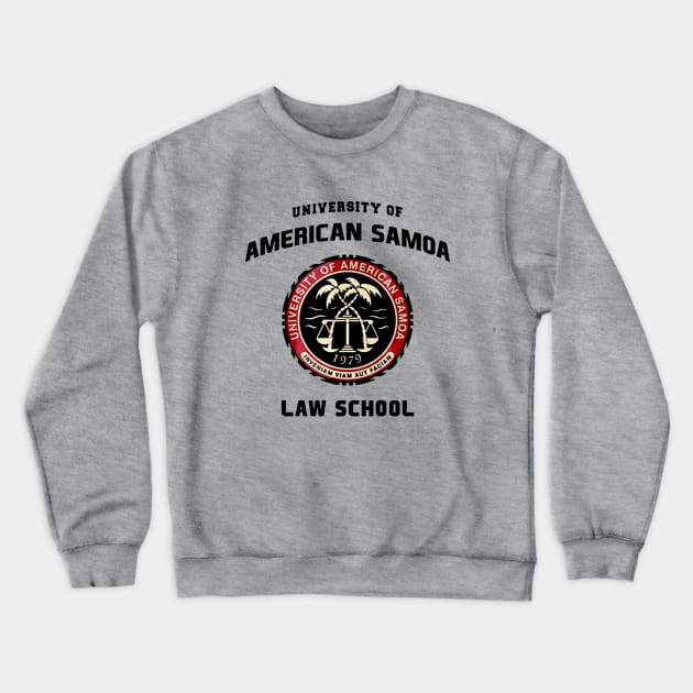 Breaking bad american samoa law school 1979 Crewneck Sweatshirt by Aries Black